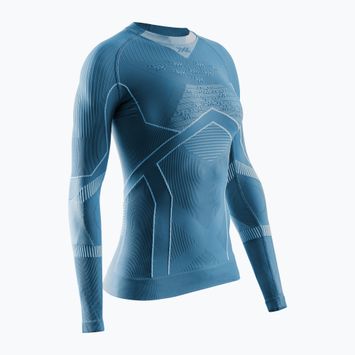 Dámsky termoaktívny longsleeve X-Bionic Energy Accumulator Light Shirt mineral blue / arctic white