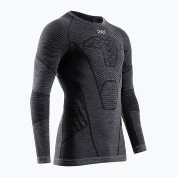 Pánsky termoaktívny longsleeve X-Bionic Symbio Merino Shirt rhino grey