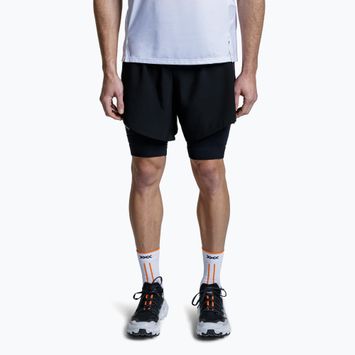 Pánske bežecké šortky X-Bionic Efektor 2v1 x black/x black