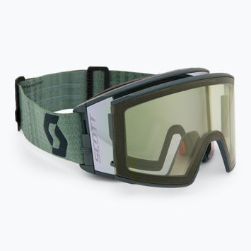 Lyžiarske okuliare SCOTT React AMP Pro soft green/black/amp pro white chrome/pro green
