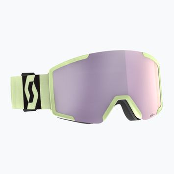 Lyžiarske okuliare SCOTT Shield AMP Pro acid yellow/amp pro lavender chrome