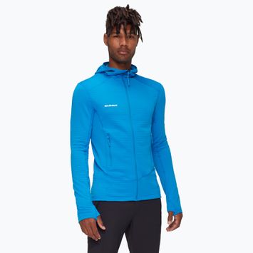 Pánska trekingová mikina Mammut Taiss Light ML s kapucňou glacier blue