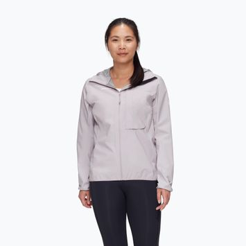 Mammut dámska bunda do dažďa Ducan Light HS s kapucňou Alpine calamint