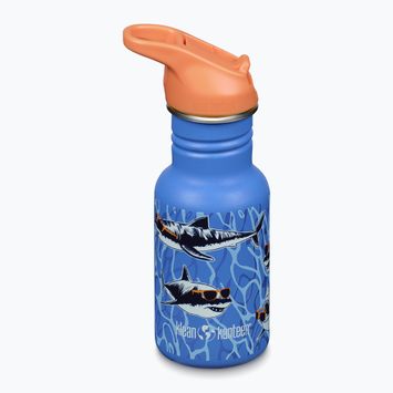 Klean Kanteen Flip Seal Sport Cap Straw 355 ml detská cestovná fľaša Sharks in Shades