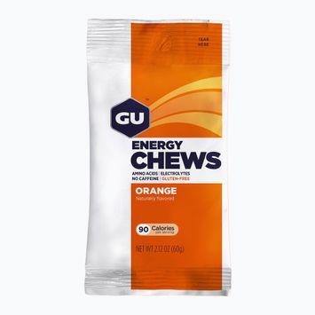 Energetický gumené cukríky GU Energy Chews orange