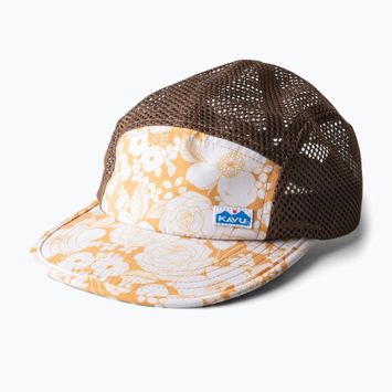 KAVU Drift Creek baseballová čiapka gold bloom