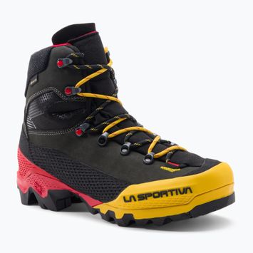 La Sportiva pánske vysokohorské topánky Aequilibrium LT GTX black/yellow 21Y999100