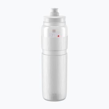 Cyklistická fľaša Elite FLY Tex 950 ml číra/sivá s logom