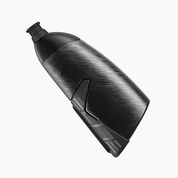 Cyklistická fľaša Elite Crono CX Carbon Kit 500 ml + košík čierna