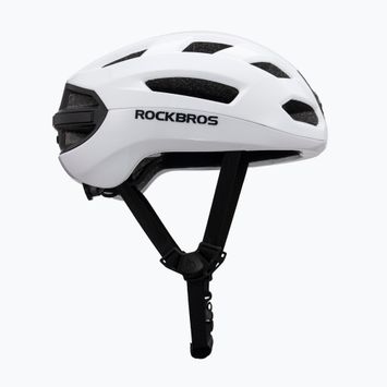 Cyklistická prilba Rockbros 100036002 With Remote Control and Warning Light white