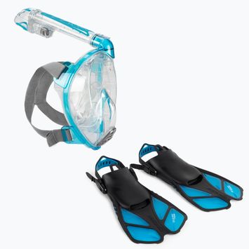 Šnorchlovací set Cressi Duke + Bonete modrý SE726301