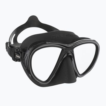 Potápačská maska Cressi Quantum Ultravision čierna/strieborná