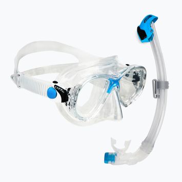 Potápačská súprava Cressi Marea + Seal Dry Jr clear/azure