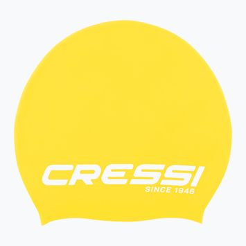 Kúpacia čiapka Cressi Loira Long Hair žltá/biela