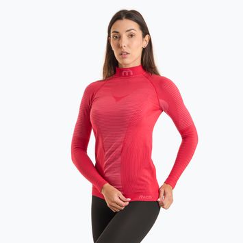 Dámske termotričko Mico Warm Control Mock Neck ružové IN1856