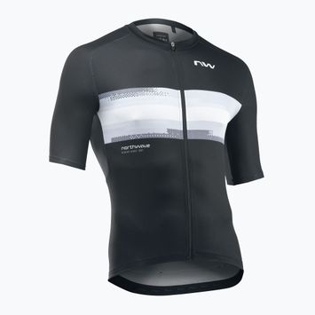 Pánsky cyklistický dres Northwave Force Evo black/white