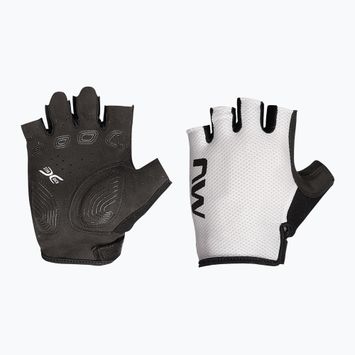 Pánske cyklistické rukavice Northwave Active Short Finger light grey