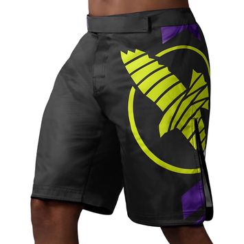 Hayabusa Icon Fight MMA šortky čierno-žlté ICFS-BK-L