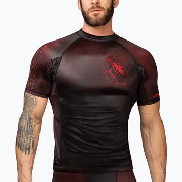 Pánske tričko Hayabusa Geo Rashguard s krátkym rukávom červené