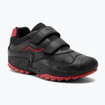 Juniorská obuv Geox New Savage black/red