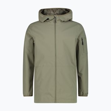 Pánska bunda do dažďa CMP 35Z387 Fix Hood sage