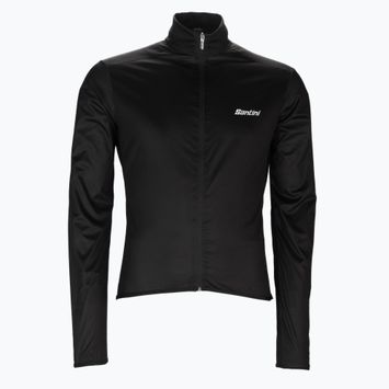 Pánska cyklistická bunda Santini Nebula Windproof/Rain black 2W33275NEBULPURONE