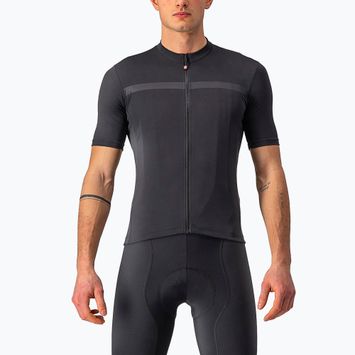 Pánsky cyklistický dres Castelli Classifica light black