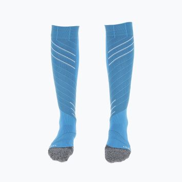 Dámske ponožky UYN Ski Race Shape tyrkysové/biele