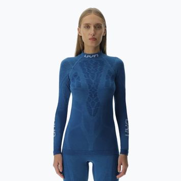 Dámsky termoaktívny longsleeve UYN Elevation Biomorph LS Turtle Neck blue atoll