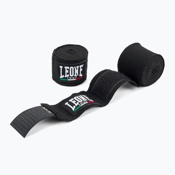Boxerské bandáže LEONE 1947 Hand Wraps 450 cm čierna