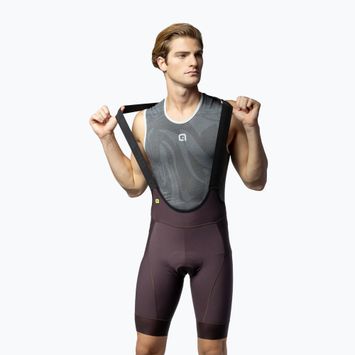 Pánske cyklistické šortky Alé Magic Colour Bibshorts brownie