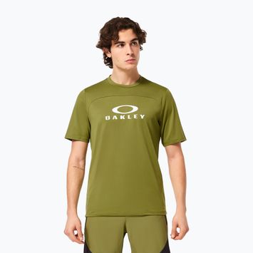 Pánsky cyklistický dres Oakley Free Ride RC fern