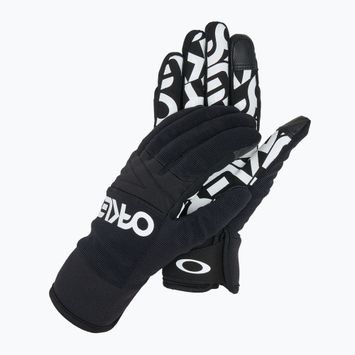 Pánske rukavice Oakley Factory Pilot Core Glove black/white logo