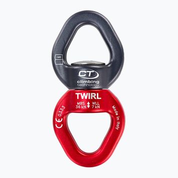 Climbing Technology Twirl sivý/červený turniket