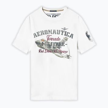 Pánske tričko Aeronautica Militare Tornado milk white