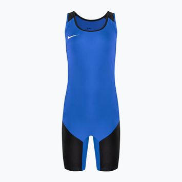 Pánsky zápasnícky dres Nike Weightlifting Singlet royal/black