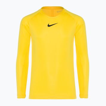 Detské termo tričko s dlhým rukávom Nike Dri-FIT Park First Layer tour yellow/black