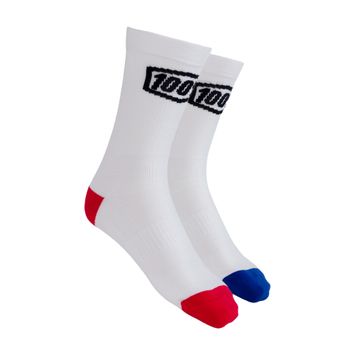 Cyklistické ponožky 100% Terrain Performance white STO-24003-000-17