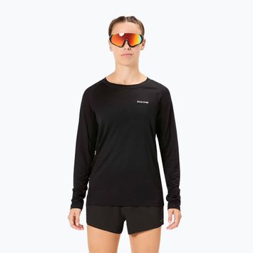 Dámske bežecké tričko s dlhým rukávom NNormal Merino black
