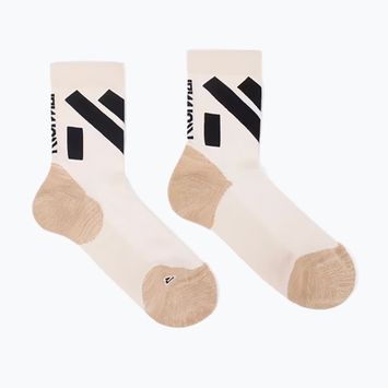 Bežecké kompresné ponožky NNormal Race Low Cut béžové