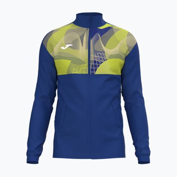 Pánska tenisová mikina Joma Court Full Zip blue