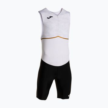 Pánsky triatlonový oblek Joma Record III Bodysuit white/black