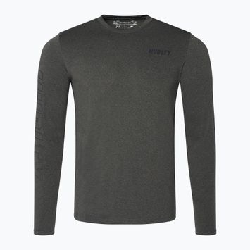 Pánske tričko Hurley H2O-Dri Easton black heather longsleeve