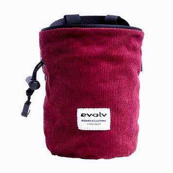 Vrecko na magnézium Evolv Corduroy Chalk ruby