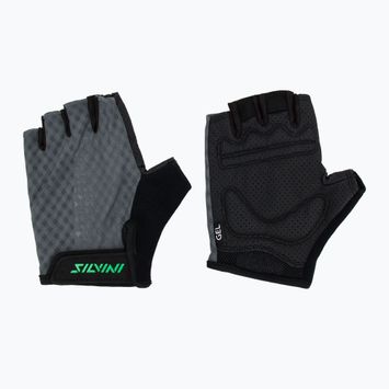 Pánske cyklistické rukavice SILVINI Gaiono grey/green