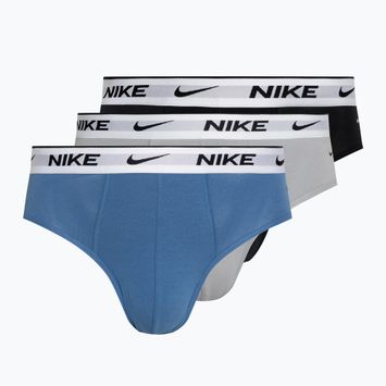 Pánske nohavičky Nike Everyday Cotton Stretch 3 páry star blue/wolf grey/black white