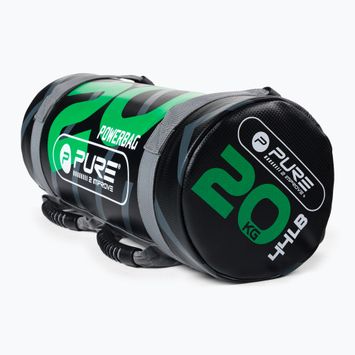 Pure2Improve 20kg silové boxovacie vrece čierne/zelené P2I202250