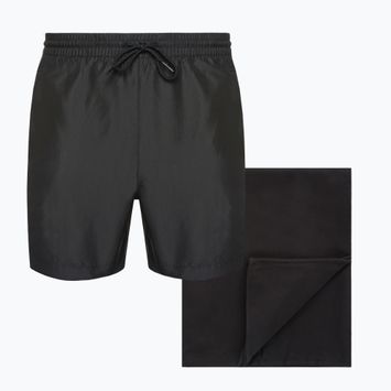 Calvin Klein Darčekové balenie šortky + uterák čierne