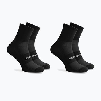 Cyklistické ponožky Rogelli Essential 2 páry čierne