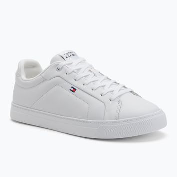 Pánske topánky Tommy Hilfiger Icon Court Lth Flag Ess white
